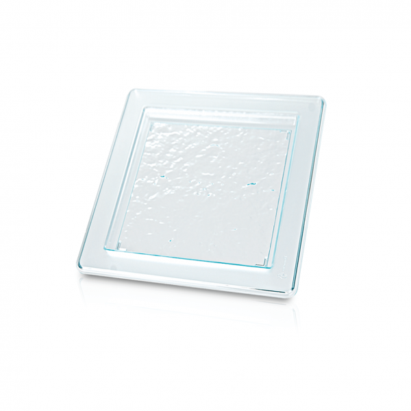 【食品容器】玻璃紋 方盤